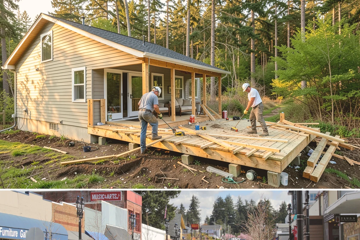 Countertop Replacement in Bothell, King County, WA - Countertop replacement happens indoors year-round, letting you refresh your kitchen even in the rainy PNW winter.