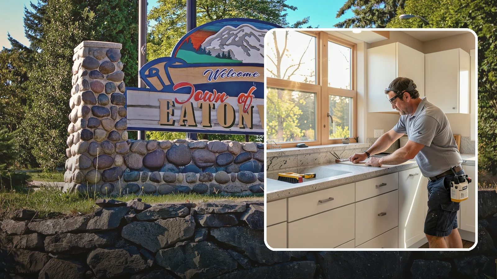 Countertop Replacement in Eatonville, Pierce County, WA - Full countertop replacement service that removes old surfaces and installs new ones with minimal kitchen downtime.