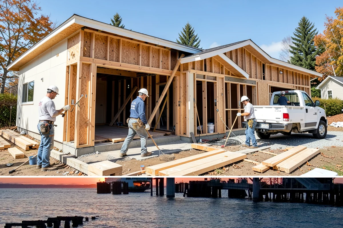 Countertop Replacement in Edmonds, Snohomish County, WA - Countertop replacement happens indoors year-round, letting you refresh your kitchen even in the rainy PNW winter.