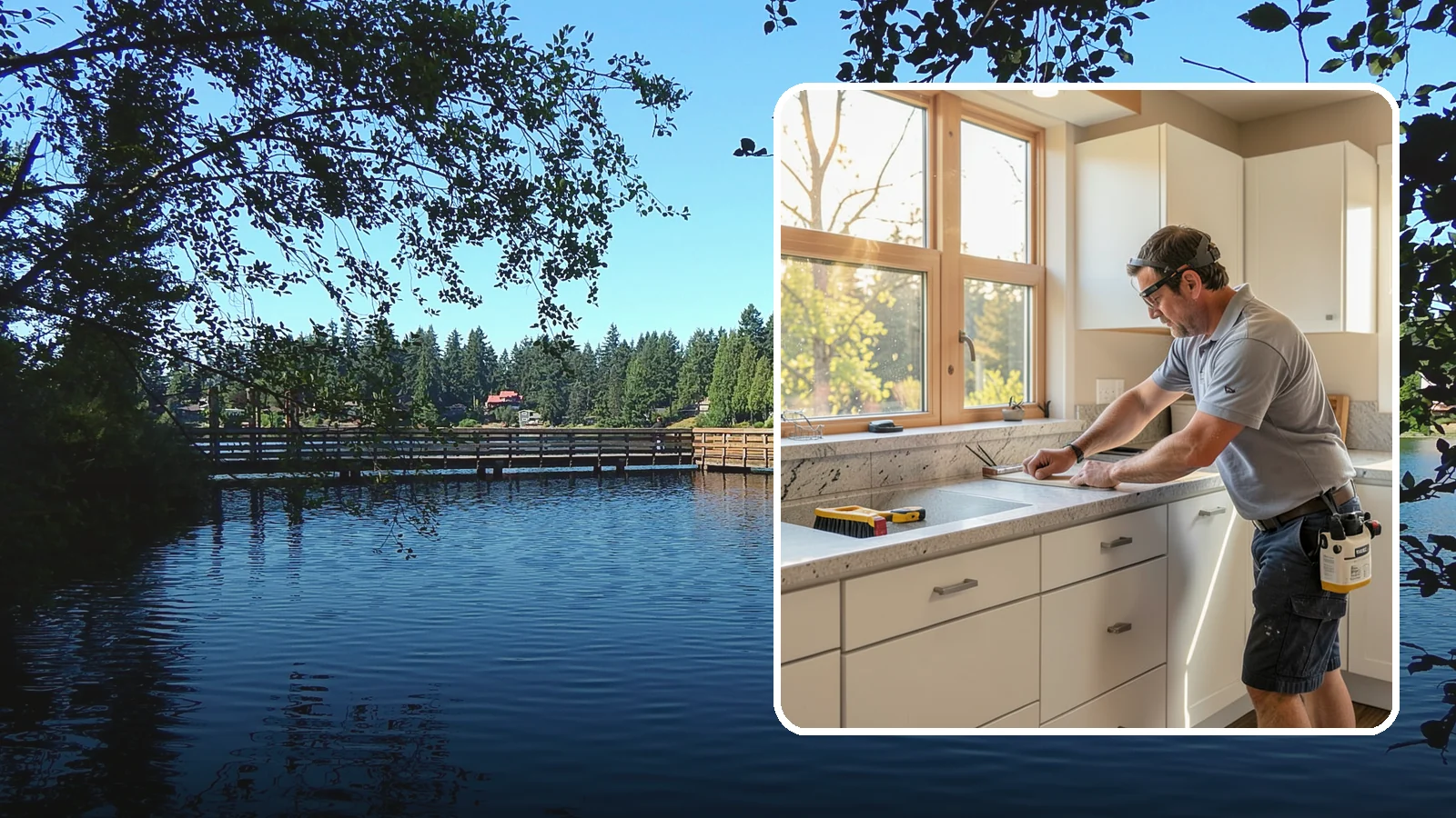 Countertop Replacement in Federal Way, King County, WA - Full countertop replacement service that removes old surfaces and installs new ones with minimal kitchen downtime.