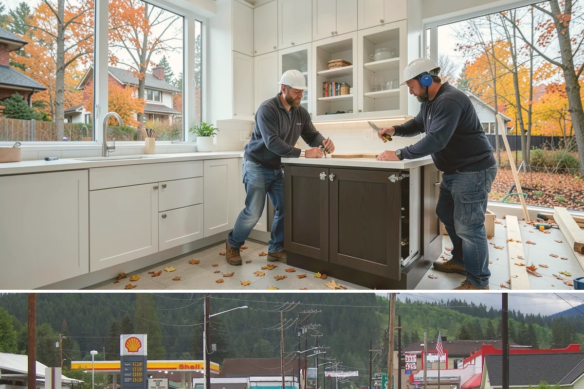 Countertop Replacement in Granite Falls, Snohomish County, WA - Countertop replacement happens indoors year-round, letting you refresh your kitchen even in the rainy PNW winter.
