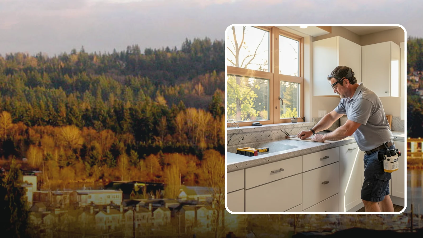 Countertop Replacement in Kenmore, King County, WA - Full countertop replacement service that removes old surfaces and installs new ones with minimal kitchen downtime.