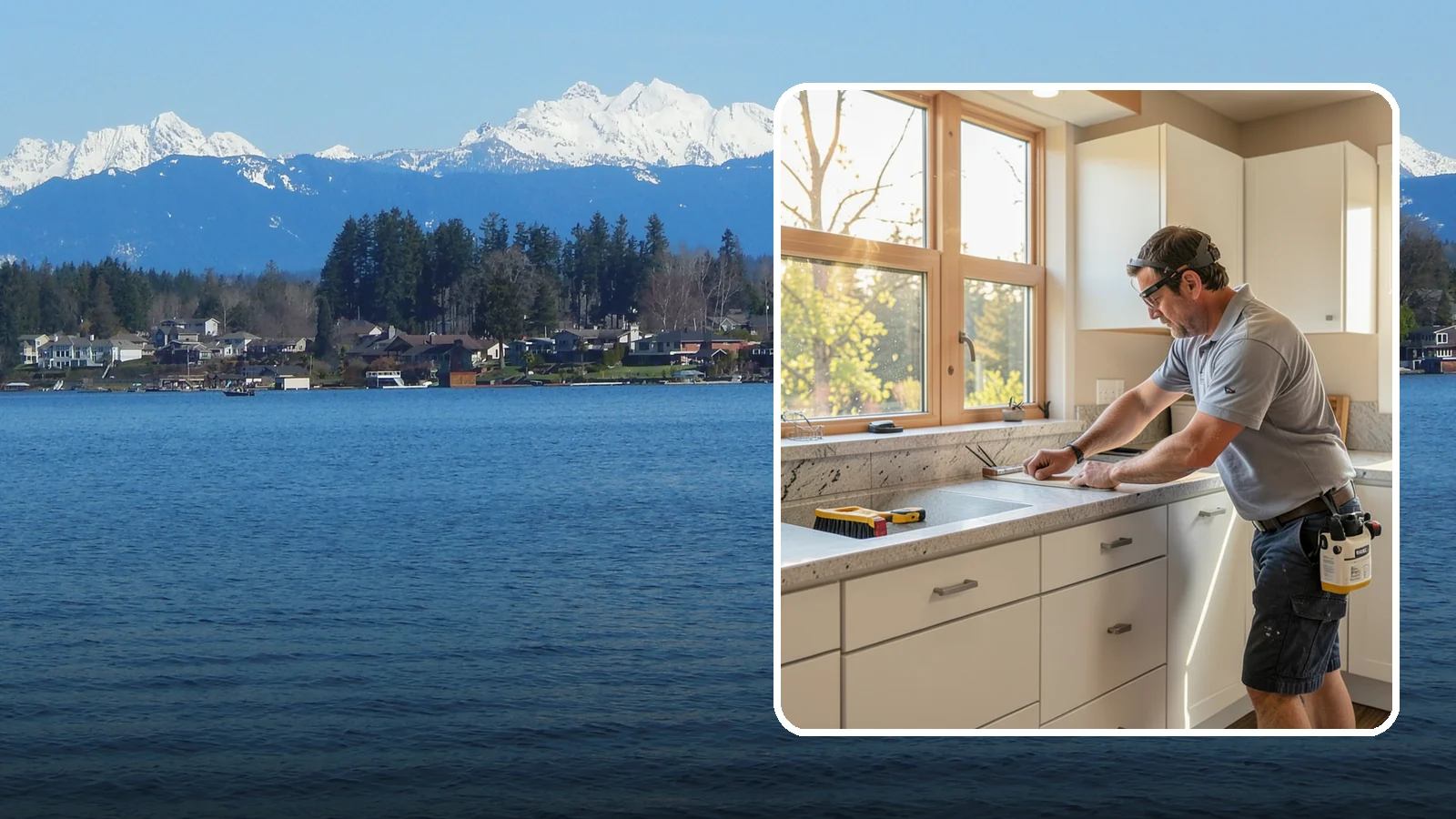 Countertop Replacement in Lake Stevens, Snohomish County, WA - Full countertop replacement service that removes old surfaces and installs new ones with minimal kitchen downtime.