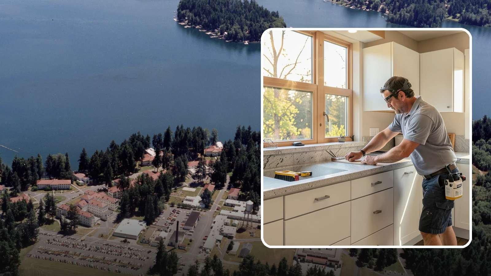 Countertop Replacement in Lakewood, Pierce County, WA - Full countertop replacement service that removes old surfaces and installs new ones with minimal kitchen downtime.