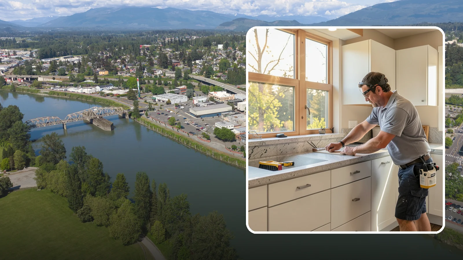 Countertop Replacement in Mount Vernon, Skagit County, WA - Full countertop replacement service that removes old surfaces and installs new ones with minimal kitchen downtime.