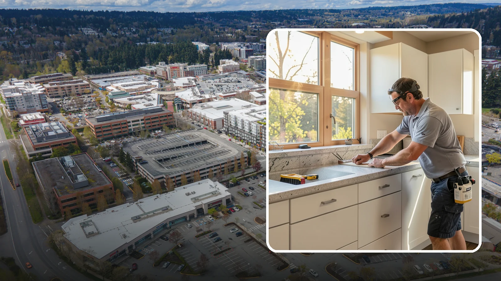 Countertop Replacement in Redmond, King County, WA - Full countertop replacement service that removes old surfaces and installs new ones with minimal kitchen downtime.