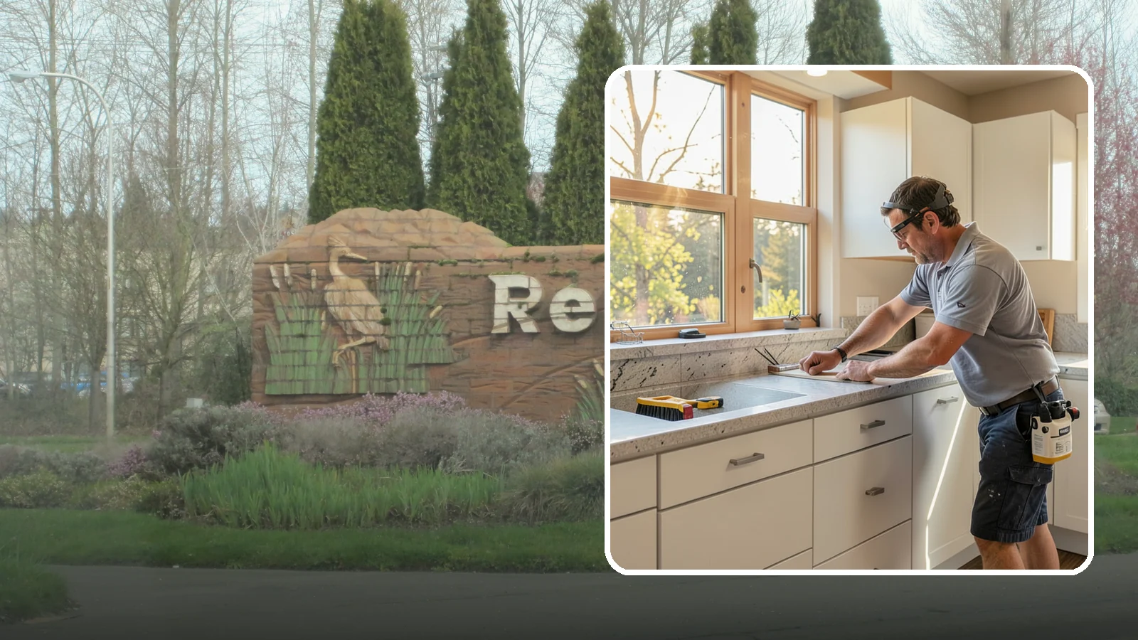 Countertop Replacement in Renton, King County, WA - Full countertop replacement service that removes old surfaces and installs new ones with minimal kitchen downtime.