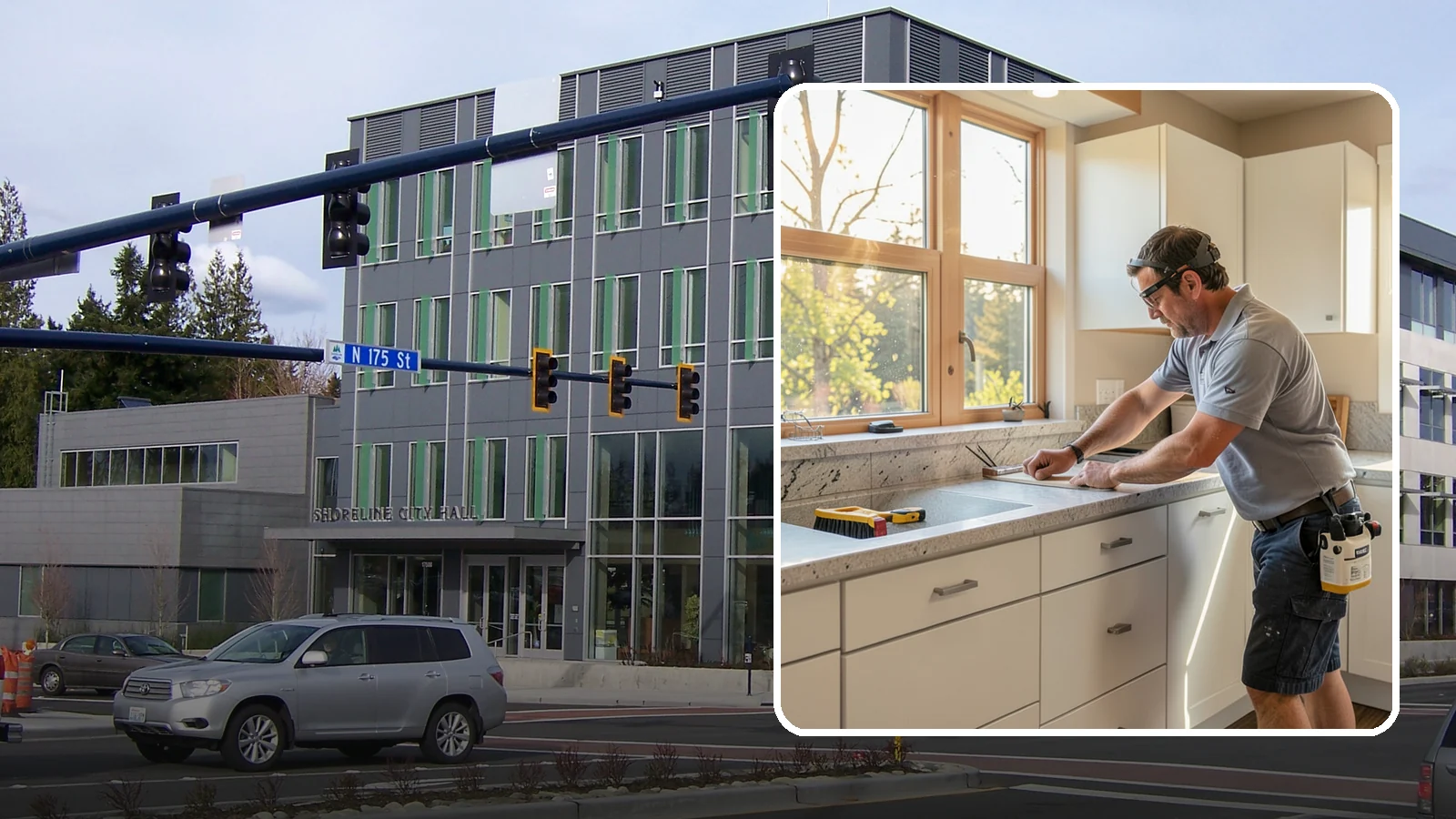 Countertop Replacement in Shoreline, King County, WA - Full countertop replacement service that removes old surfaces and installs new ones with minimal kitchen downtime.