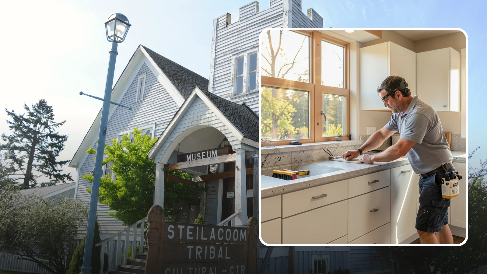Countertop Replacement in Steilacoom, Pierce County, WA - Full countertop replacement service that removes old surfaces and installs new ones with minimal kitchen downtime.