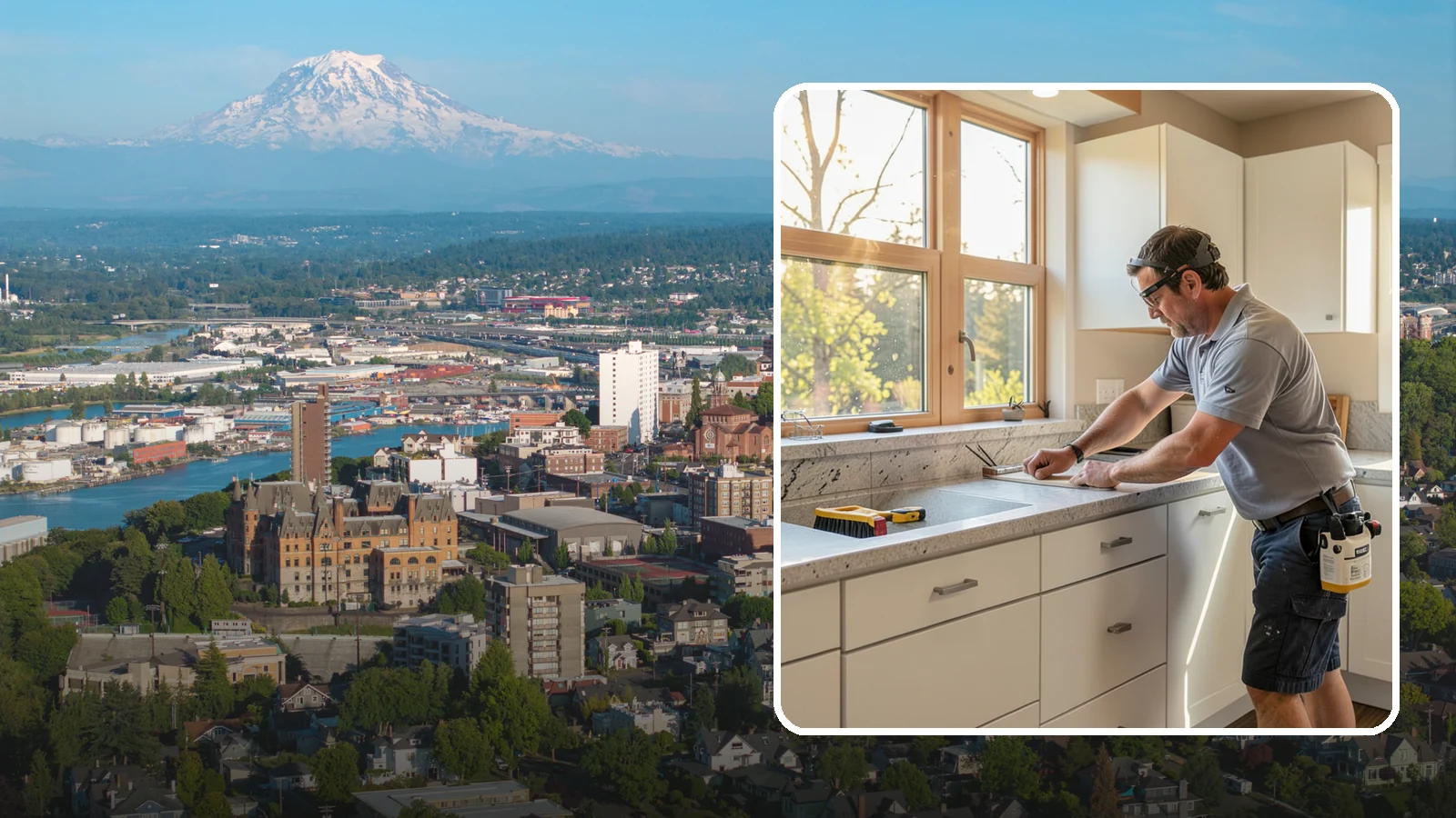 Countertop Replacement in Tacoma, Pierce County, WA - Full countertop replacement service that removes old surfaces and installs new ones with minimal kitchen downtime.