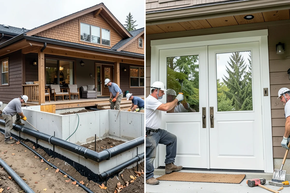 Covered Deck Construction in DuPont, Pierce County, WA - Design the cover to match your home and code