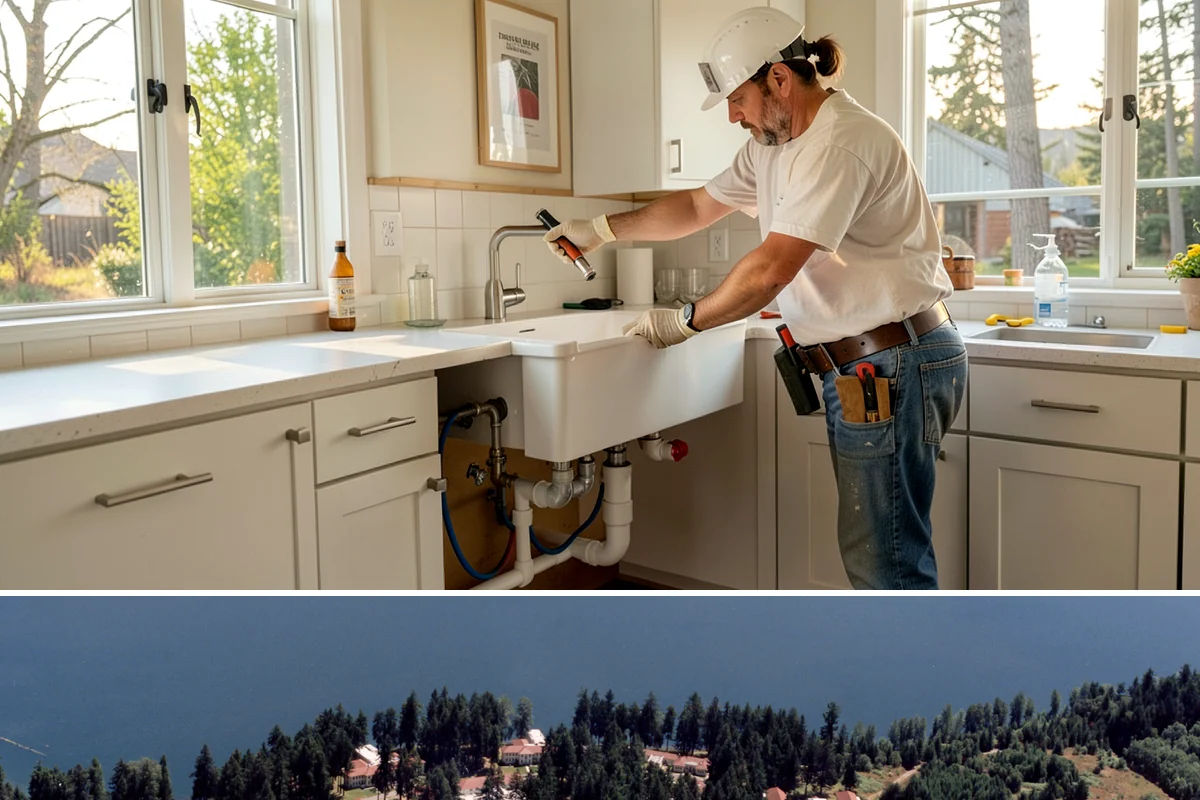 Covered Deck Construction in Lakewood, Pierce County, WA - Summer's dry weather is ideal for opening up the roofline and tying into your home without water exposure.