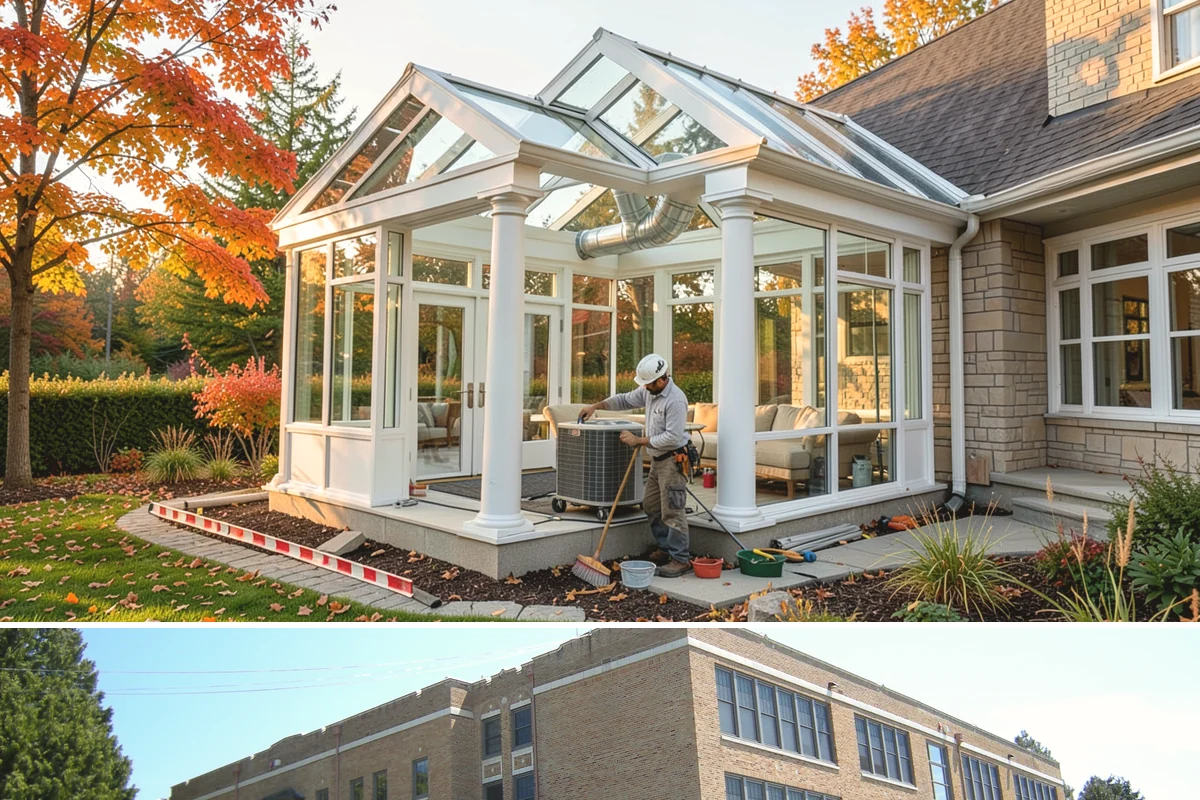 Covered Deck Construction in Maple Valley, King County, WA - Summer's dry weather is ideal for opening up the roofline and tying into your home without water exposure.
