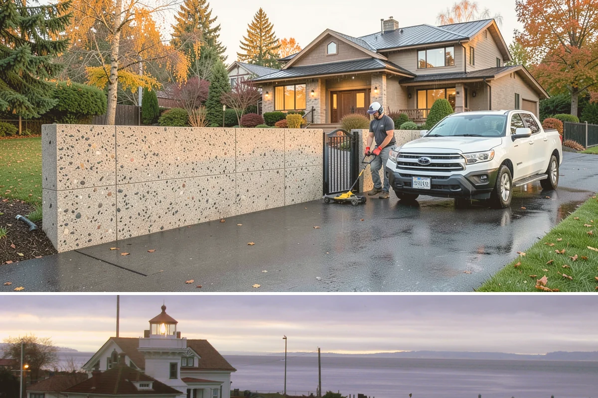 Covered Deck Construction in Mukilteo, Snohomish County, WA - Summer's dry weather is ideal for opening up the roofline and tying into your home without water exposure.
