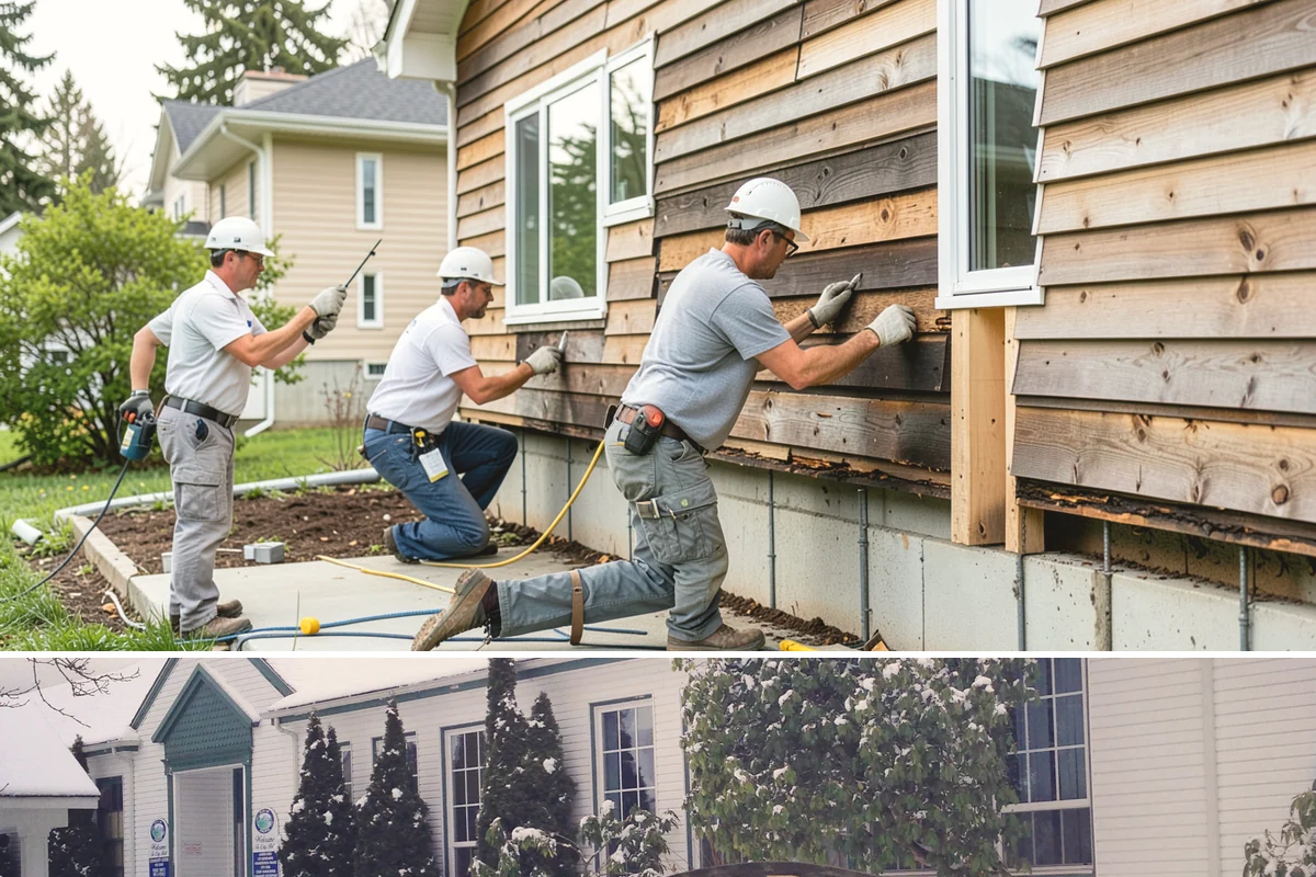 Covered Deck Construction in Pacific, King County, WA - Summer's dry weather is ideal for opening up the roofline and tying into your home without water exposure.