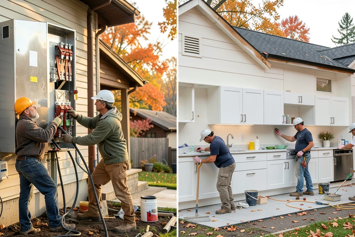 Covered Deck Construction in Puyallup, Pierce County, WA - Design the cover to match your home and code