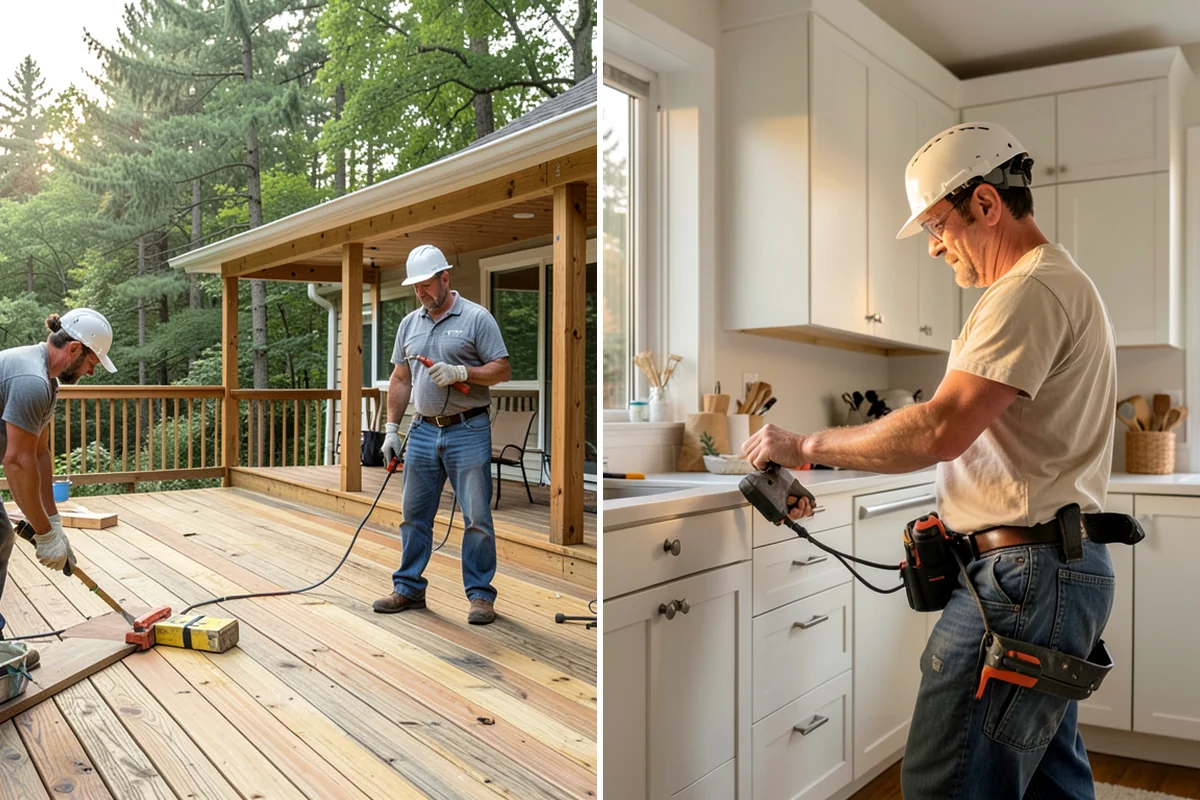 Covered Deck Construction in Sedro-Woolley, Skagit County, WA - Design the cover to match your home and code