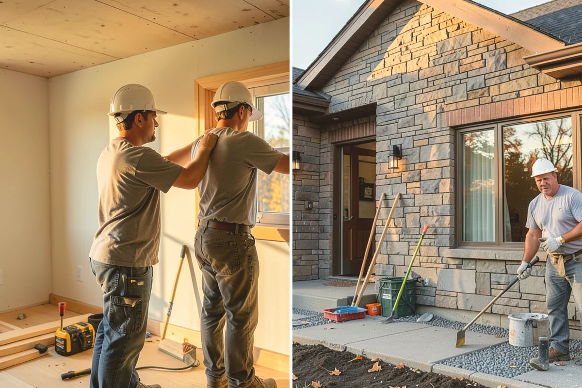 Covered Porch Construction in Bellevue, King County, WA - Design the covered porch and roofline