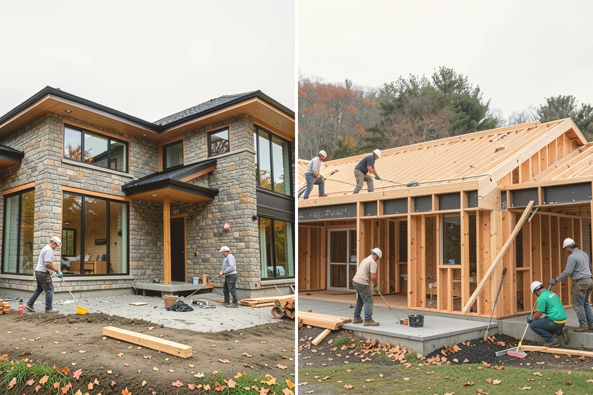 Covered Porch Construction in Brier, Snohomish County, WA - Design the covered porch and roofline