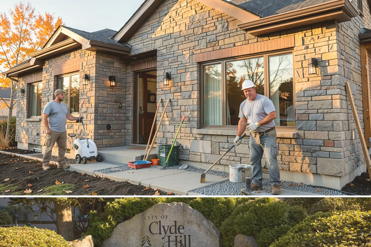Covered Porch Construction in Clyde Hill, King County, WA - Roof tie-ins are safest during the dry summer window when your home's wall stays protected during construction.