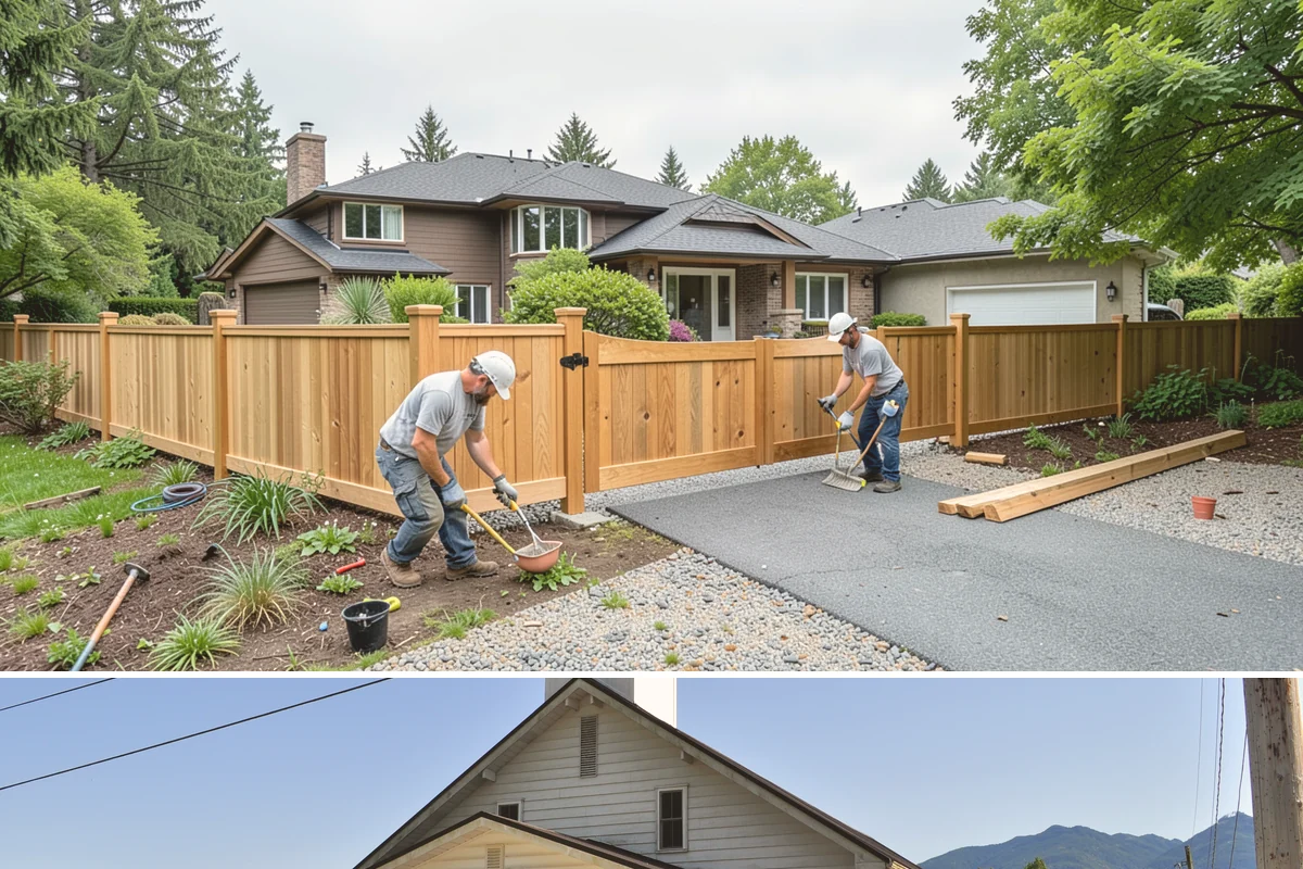 Covered Porch Construction in Concrete, Skagit County, WA - Roof tie-ins are safest during the dry summer window when your home's wall stays protected during construction.