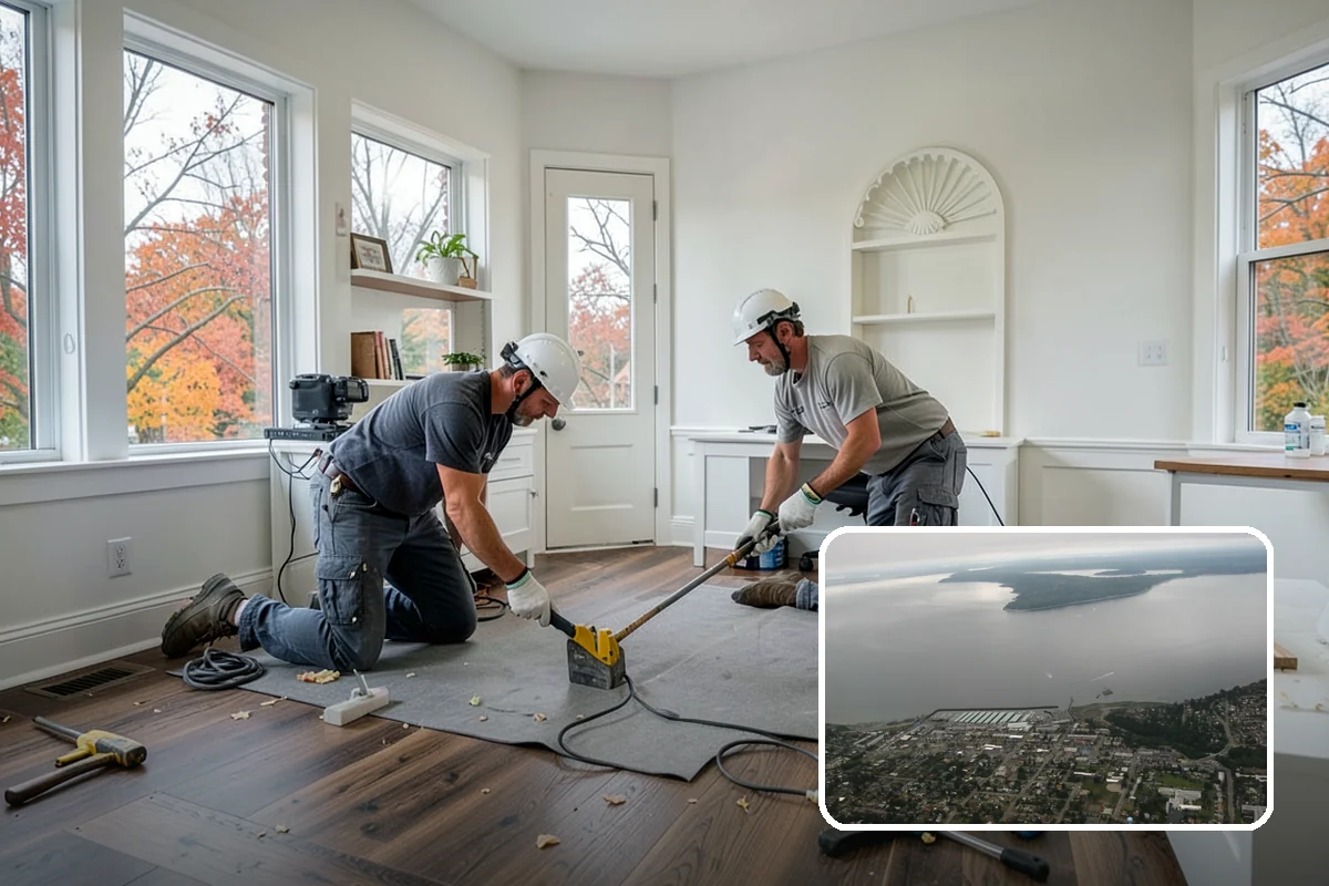 Covered Porch Construction in Des Moines, King County, WA - Provides year-round shelter from rain