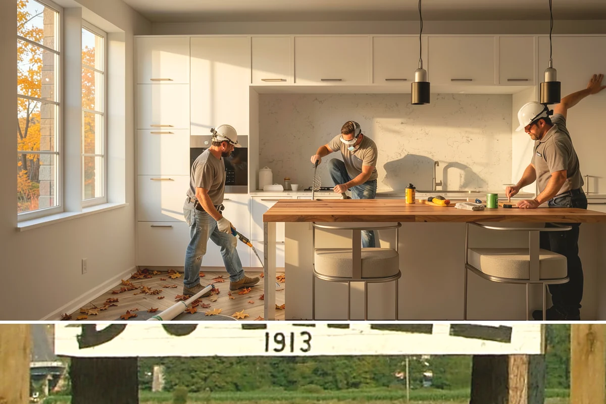 Covered Porch Construction in Duvall, King County, WA - Roof tie-ins are safest during the dry summer window when your home's wall stays protected during construction.
