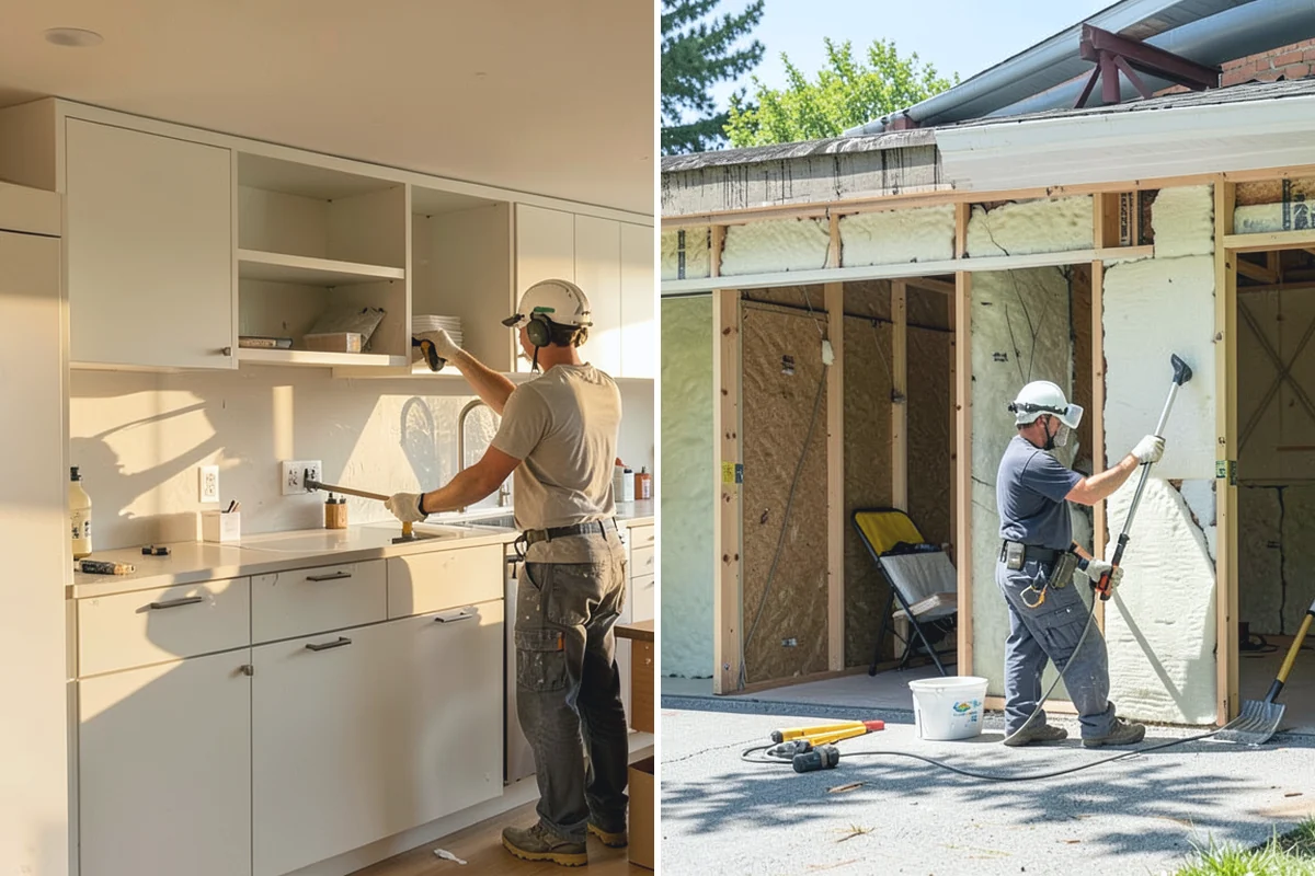 Covered Porch Construction in Medina, King County, WA - Design the covered porch and roofline