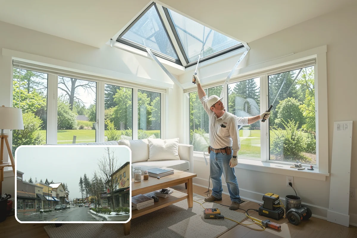Covered Porch Construction in Mill Creek, Snohomish County, WA - Provides year-round shelter from rain