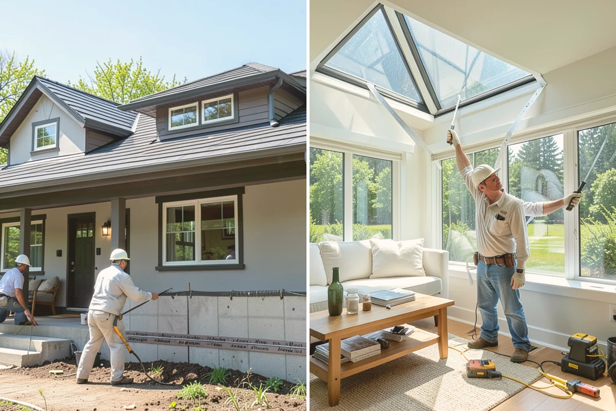 Covered Porch Construction in Mount Vernon, Skagit County, WA - Design the covered porch and roofline