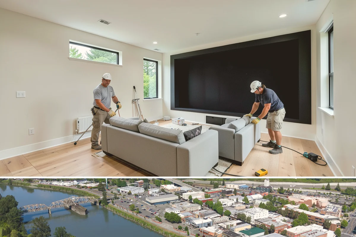 Covered Porch Construction in Mount Vernon, Skagit County, WA - Roof tie-ins are safest during the dry summer window when your home's wall stays protected during construction.