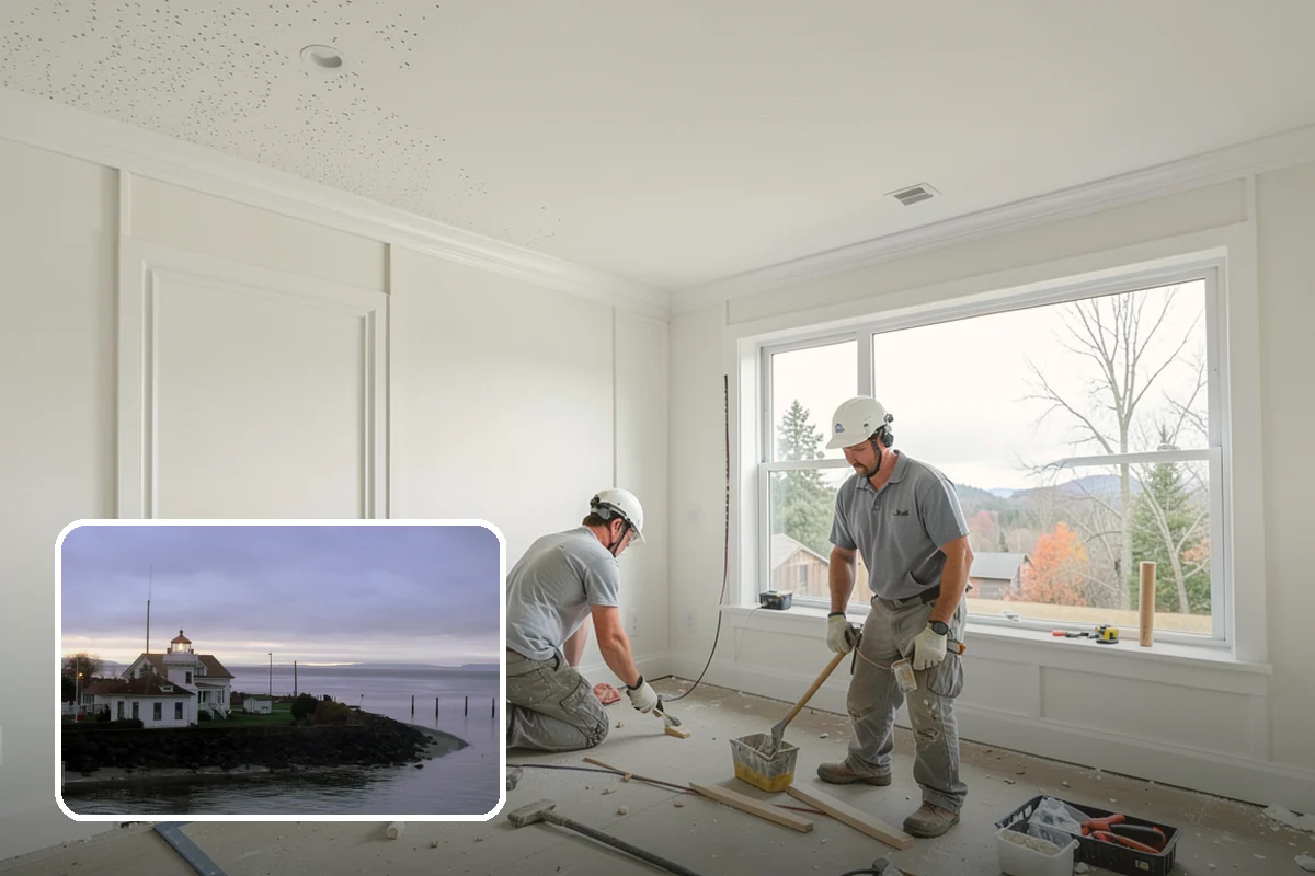 Covered Porch Construction in Mukilteo, Snohomish County, WA - Provides year-round shelter from rain