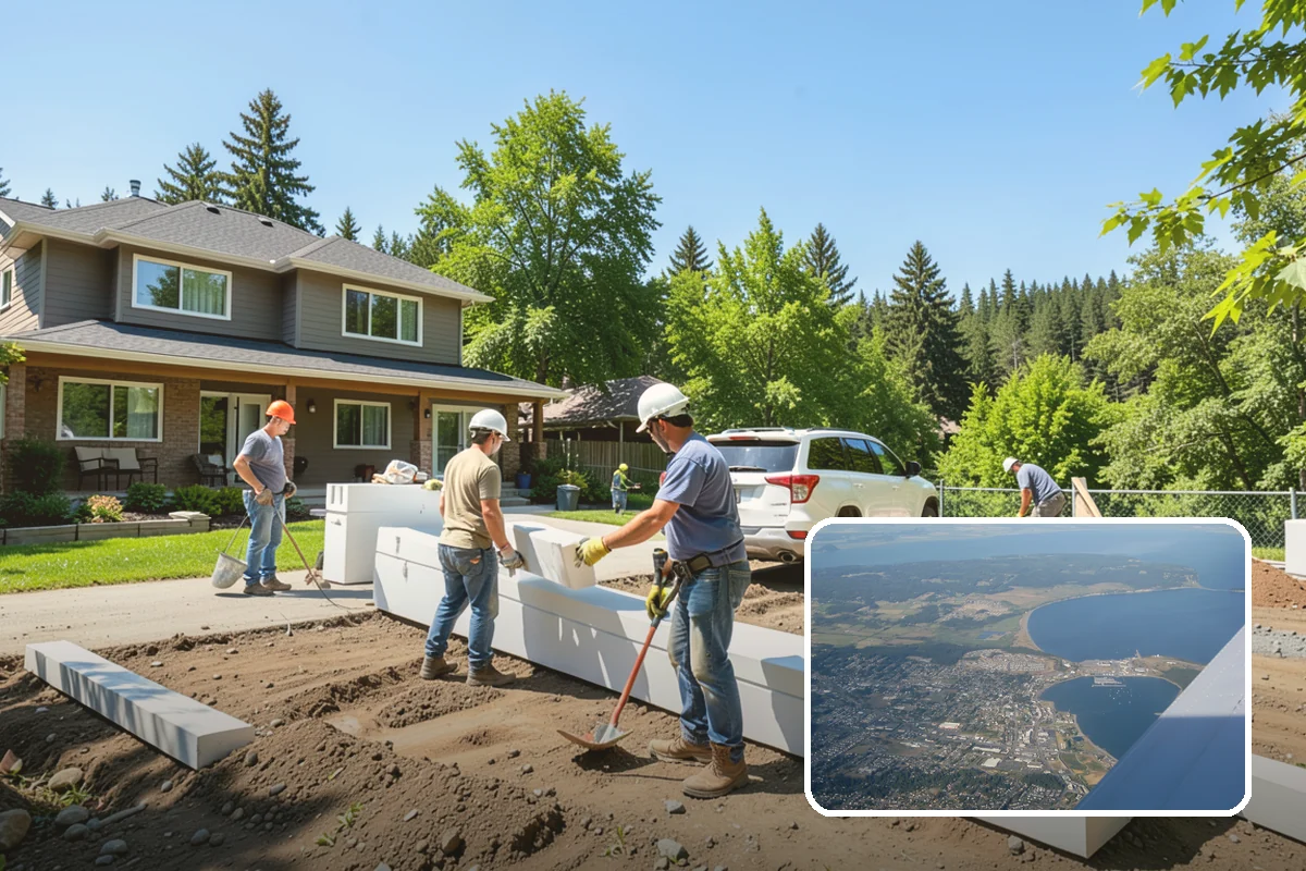 Covered Porch Construction in Oak Harbor, Island County, WA - Provides year-round shelter from rain