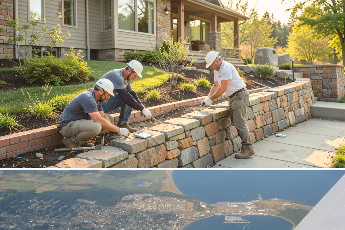 Covered Porch Construction in Oak Harbor, Island County, WA - Roof tie-ins are safest during the dry summer window when your home's wall stays protected during construction.