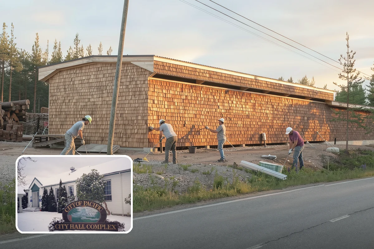 Covered Porch Construction in Pacific, King County, WA - Provides year-round shelter from rain