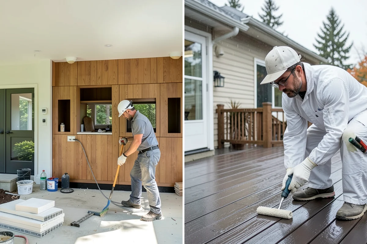 Covered Porch Construction in Puyallup, Pierce County, WA - Design the covered porch and roofline
