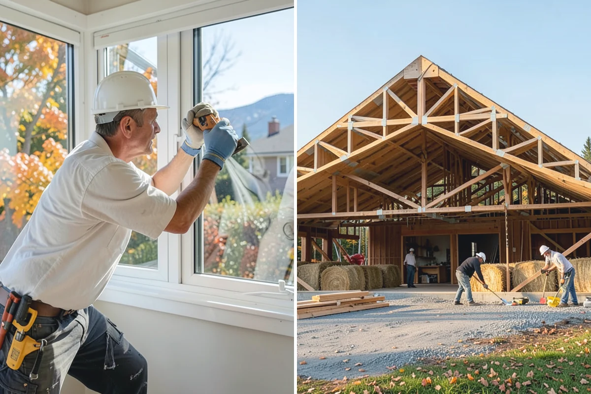 Covered Porch Construction in Redmond, King County, WA - Design the covered porch and roofline