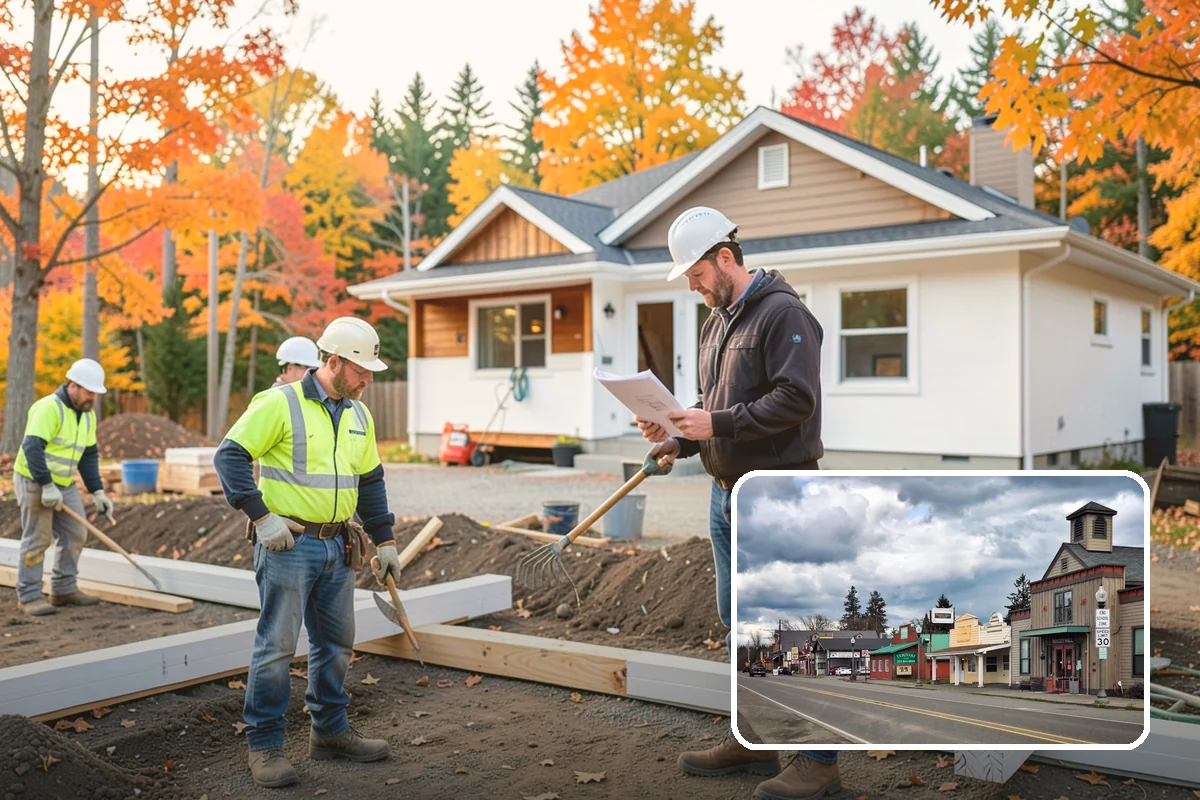 Covered Porch Construction in Roy, Pierce County, WA - Provides year-round shelter from rain
