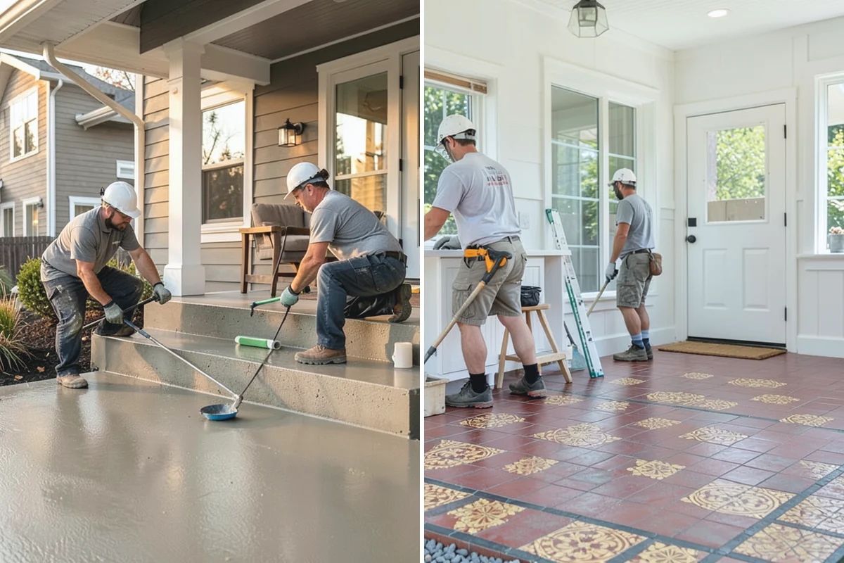 Covered Porch Construction in Roy, Pierce County, WA - Design the covered porch and roofline