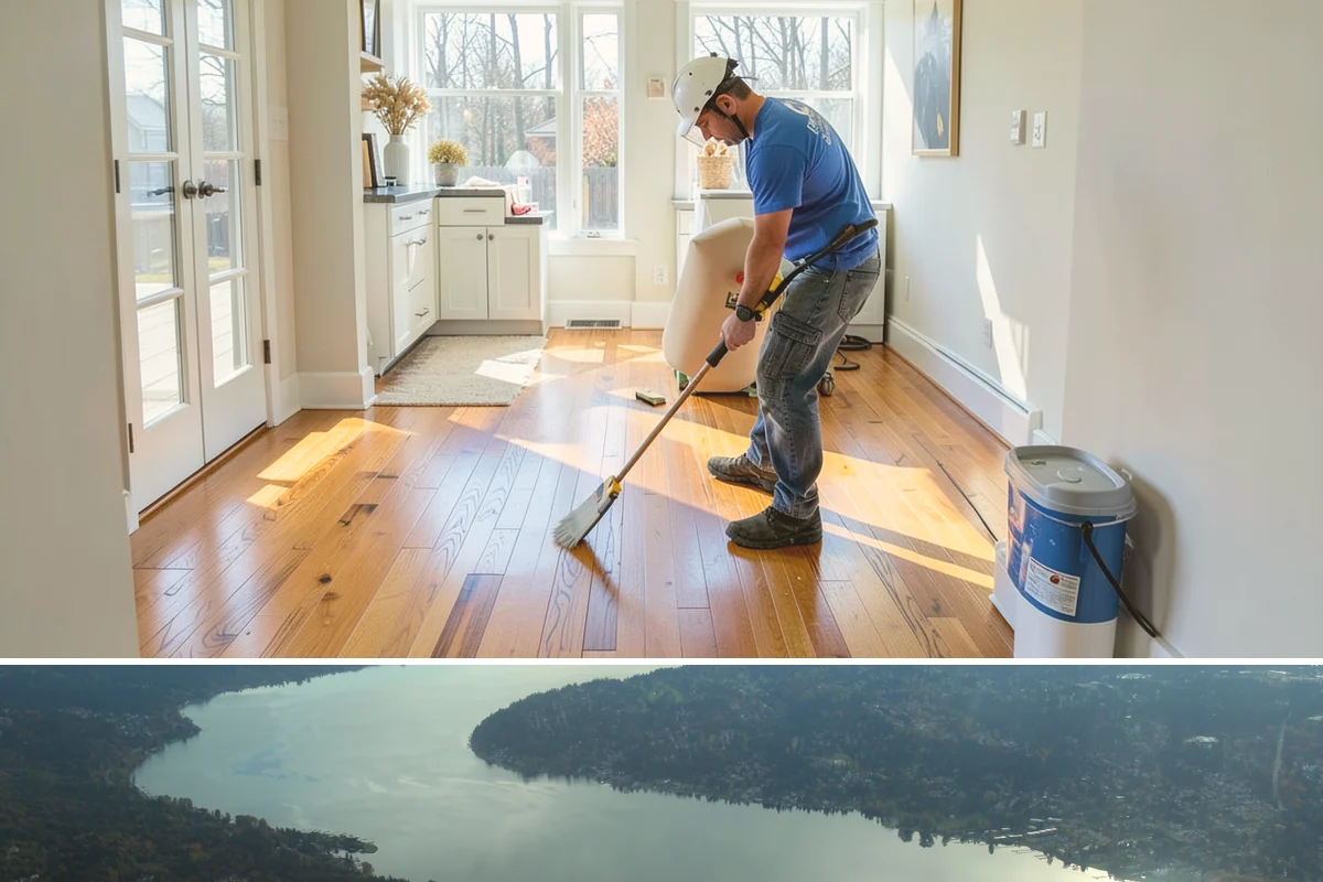 Covered Porch Construction in Sammamish, King County, WA - Roof tie-ins are safest during the dry summer window when your home's wall stays protected during construction.