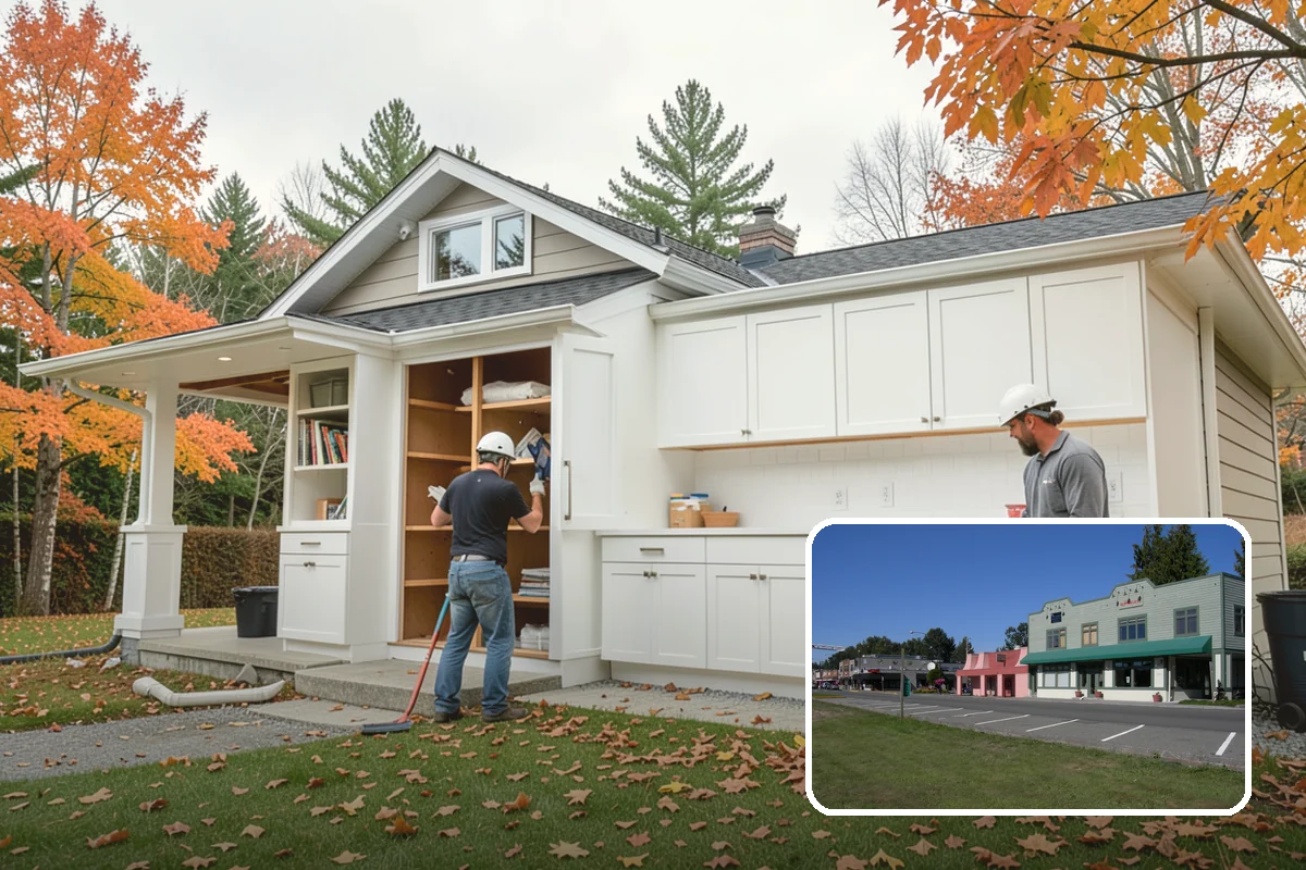 Covered Porch Construction in Snoqualmie, King County, WA - Provides year-round shelter from rain