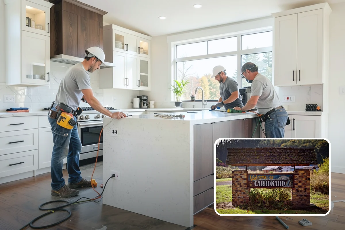 Craft Room Remodeling in Carbonado, Pierce County, WA - Abundant custom storage for supplies and tools