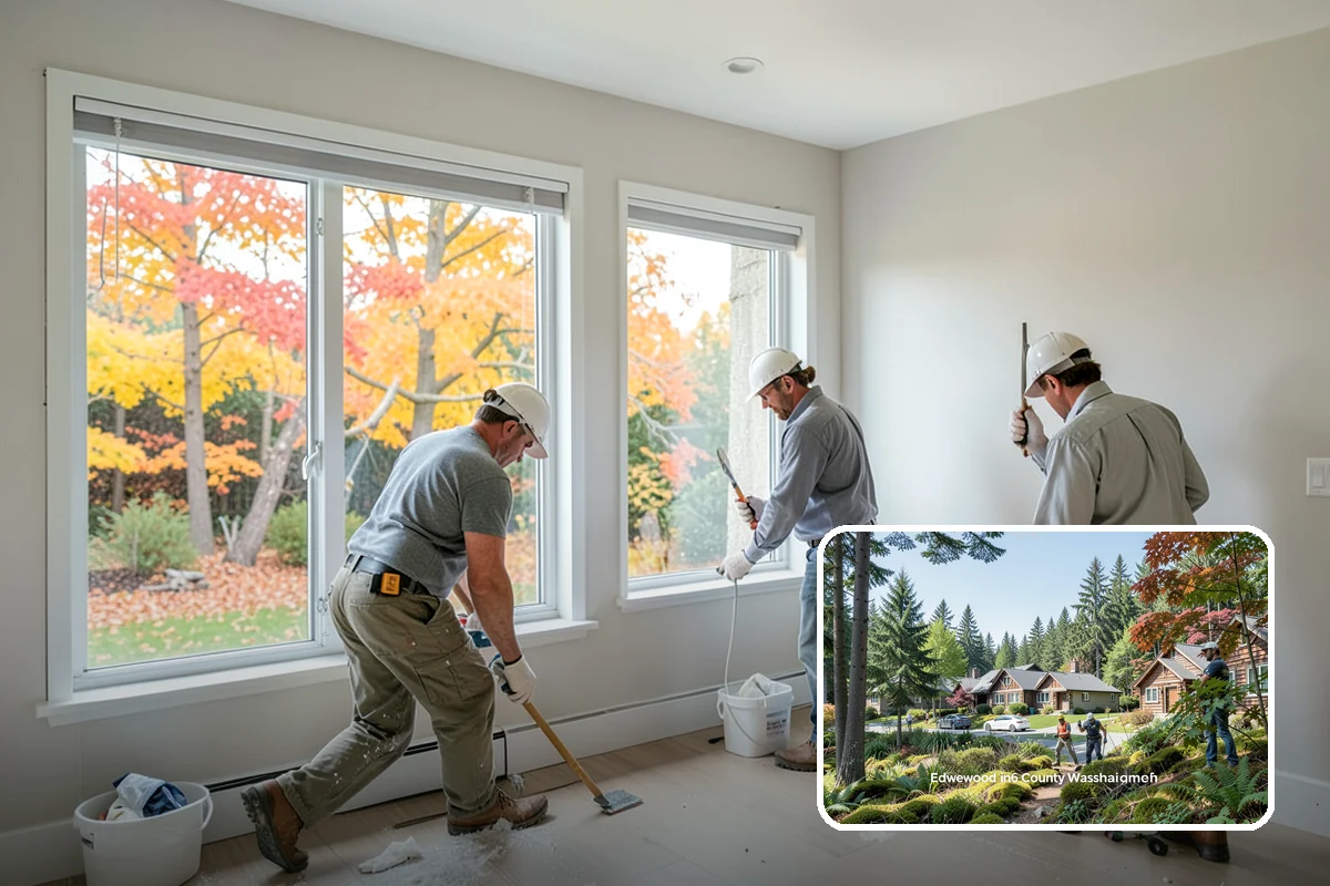 Craft Room Remodeling in Edgewood, Pierce County, WA - Abundant custom storage for supplies and tools