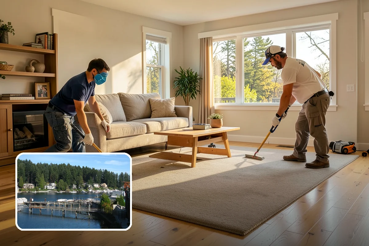 Craft Room Remodeling in Gig Harbor, Pierce County, WA - Abundant custom storage for supplies and tools