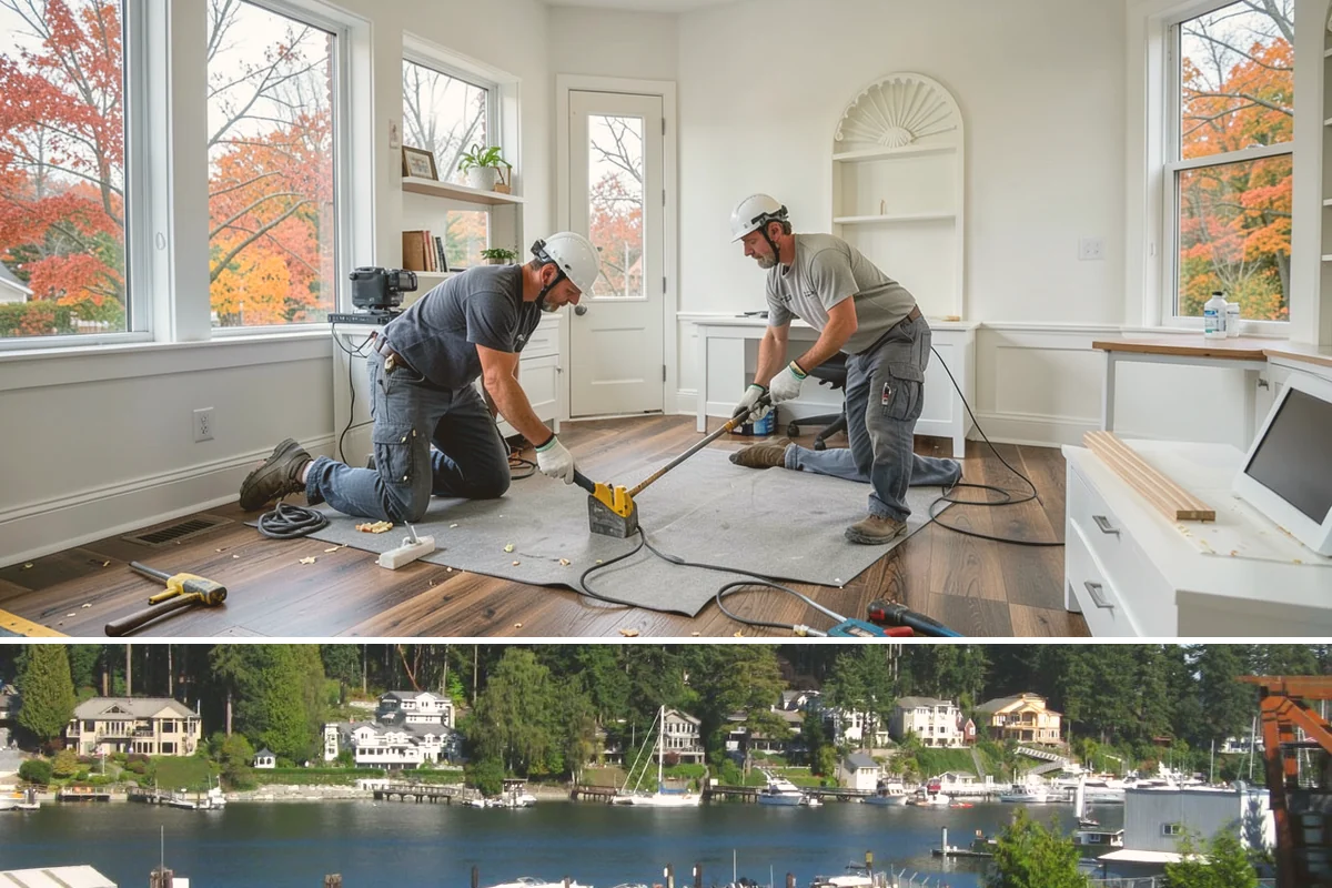 Craft Room Remodeling in Gig Harbor, Pierce County, WA - Craft room remodels are cozy interior projects perfect for the rainy season.