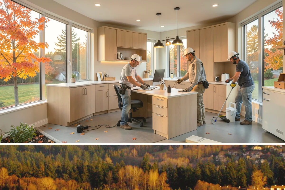 Craft Room Remodeling in Kenmore, King County, WA - Craft room remodels are cozy interior projects perfect for the rainy season.