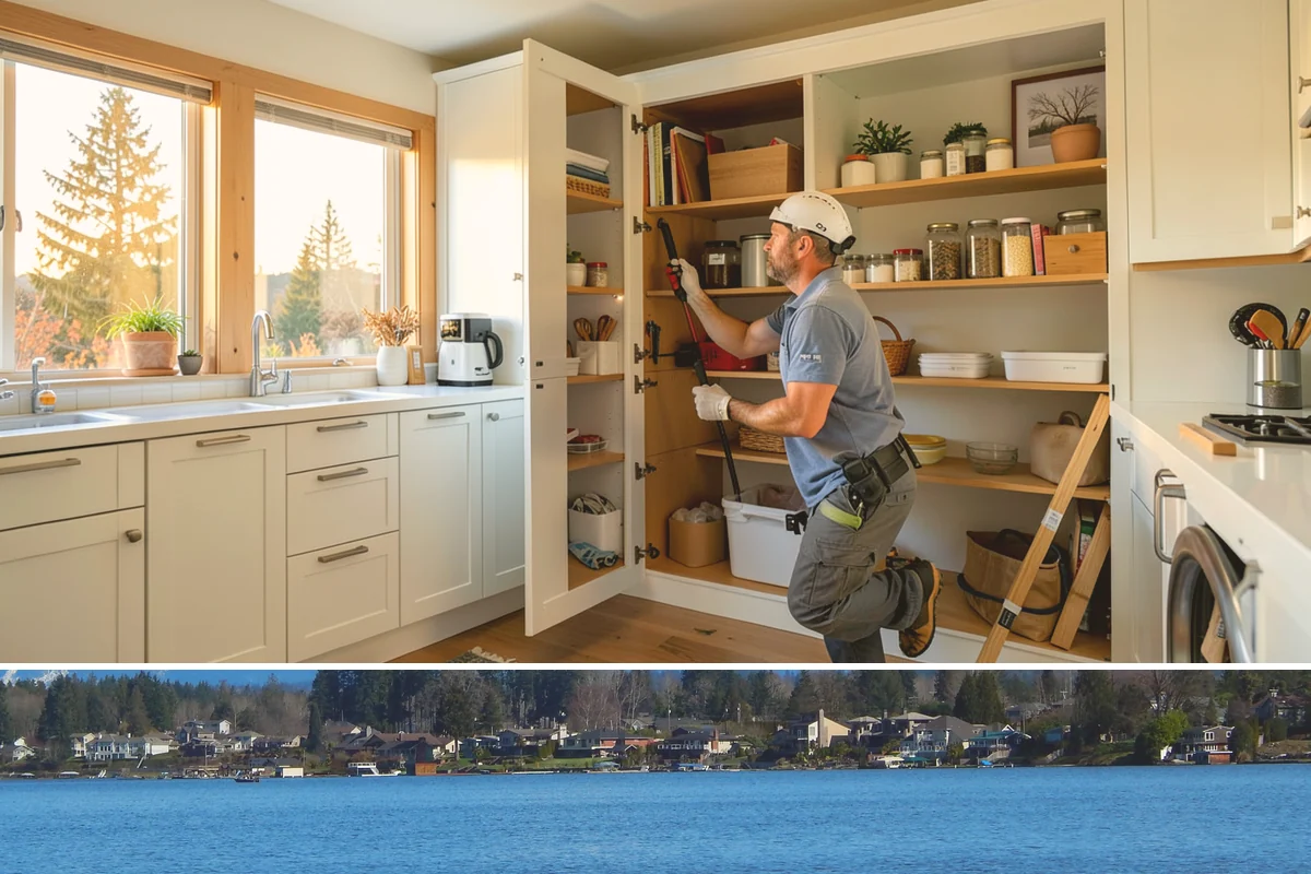 Craft Room Remodeling in Lake Stevens, Snohomish County, WA - Craft room remodels are cozy interior projects perfect for the rainy season.