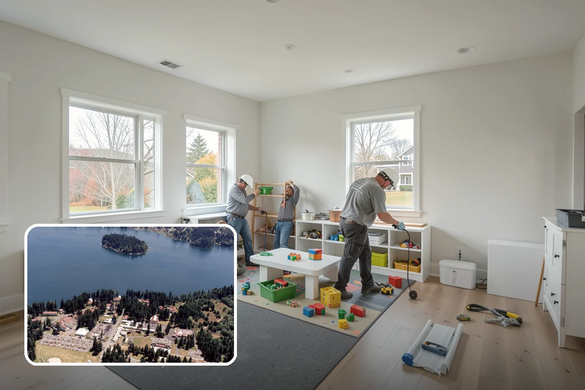 Craft Room Remodeling in Lakewood, Pierce County, WA - Abundant custom storage for supplies and tools
