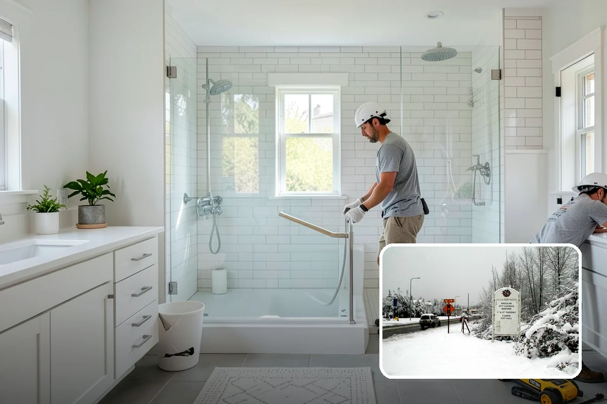 Craft Room Remodeling in Newcastle, King County, WA - Abundant custom storage for supplies and tools