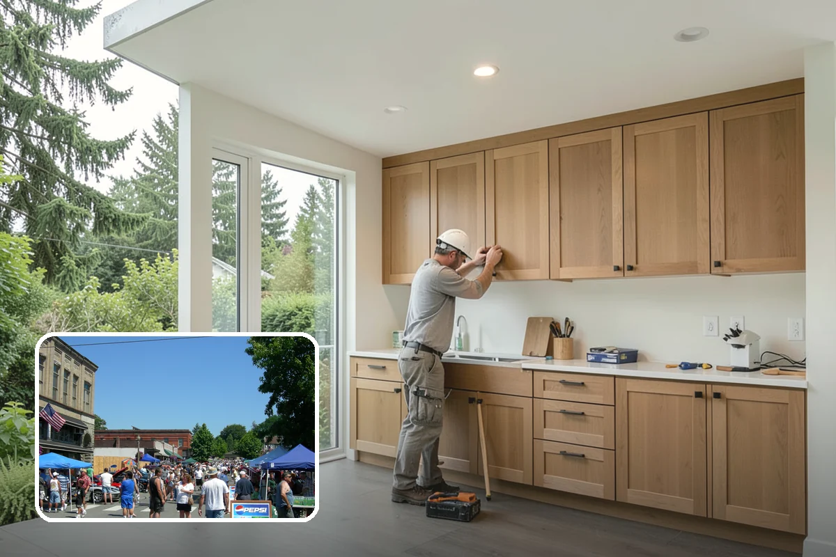 Craft Room Remodeling in Snohomish, Snohomish County, WA - Abundant custom storage for supplies and tools